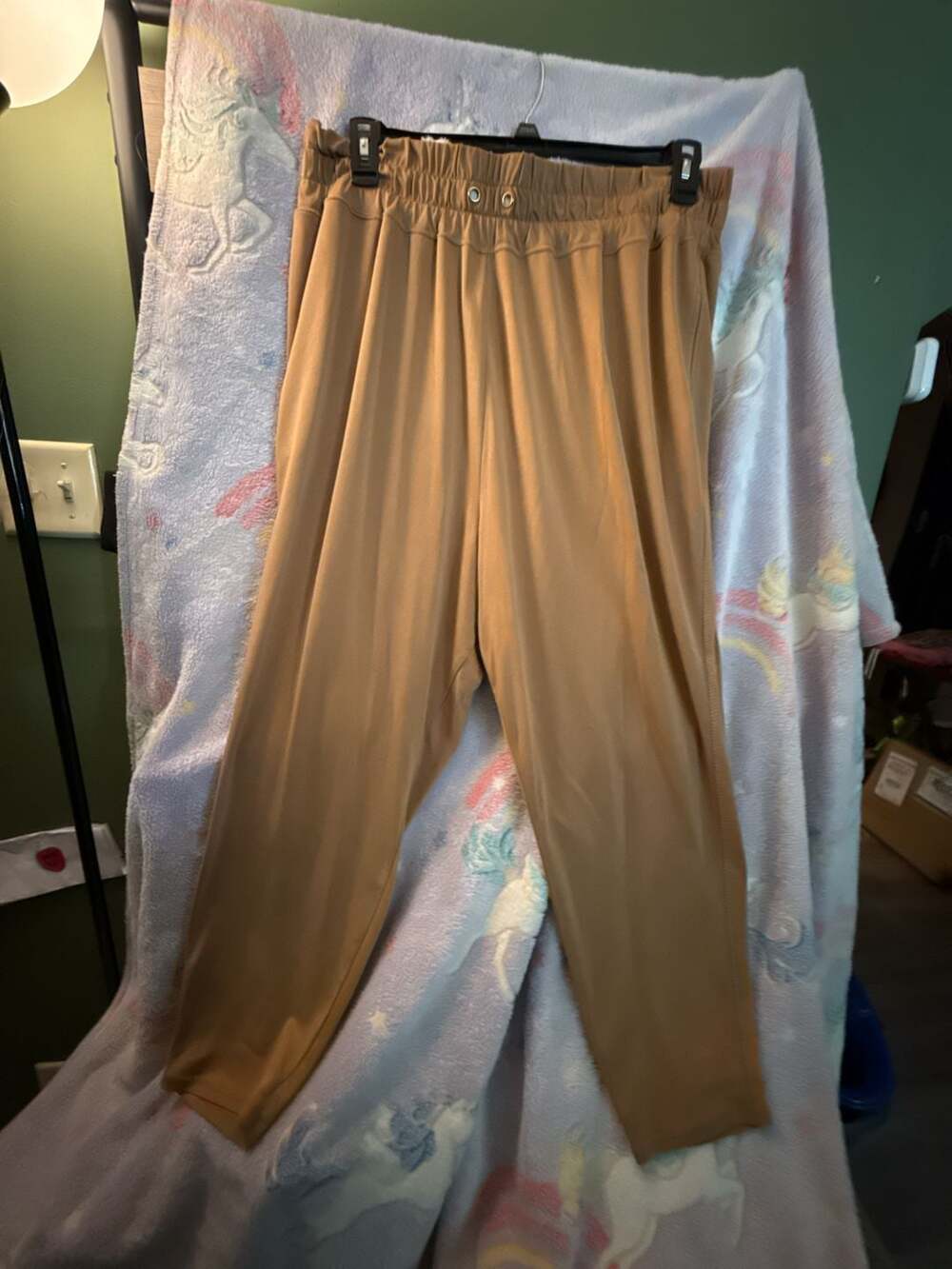 Fabletics Women's Casual Lightweight Trousers Pants Brown Size 1X